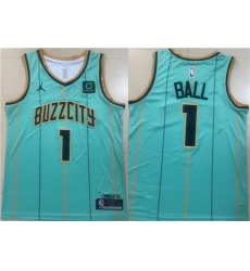 Men Charlotte Hornets 1 LaMelo Ball Teal Stitched Basketball Jersey Men Charlotte Hornets 1 LaMelo Ball Teal Stitched Basketball Jersey