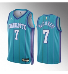 Men Charlotte Hornets 7 Bryce McGowens Teal 2023 24 Classic Edition Stitched Basketball Jersey Men Charlotte Hornets 7 Bryce McGowens Teal 2023 24 Classic Edition Stitched Basketball Jersey