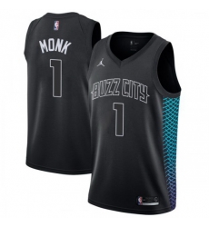 Men Nike Charlotte Hornets 1 Malik Monk Black NBA Jordan Swingman City Edition Jersey Men Nike Charlotte Hornets 1 Malik Monk Black NBA Jordan Swingman City Edition Jersey