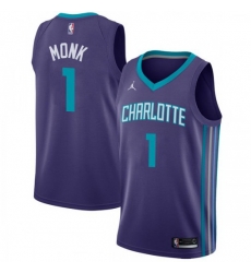 Men Nike Charlotte Hornets 1 Malik Monk Purple NBA Jordan Swingman Statement Edition Jersey Men Nike Charlotte Hornets 1 Malik Monk Purple NBA Jordan Swingman Statement Edition Jersey