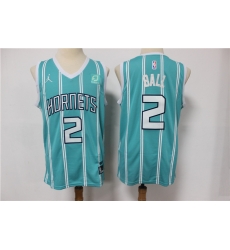 Men Nike Charlotte Hornets 2 LaMelo Ball Aqua NBA Jordan Swingman 2021 Jordan Brand Jersey Men Nike Charlotte Hornets 2 LaMelo Ball Aqua NBA Jordan Swingman 2021 Jordan Brand Jersey