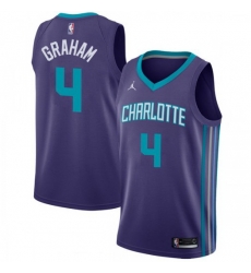 Men Nike Charlotte Hornets 4 Devonte 27 Graham Purple NBA Jordan Swingman Statement Edition Jersey Men Nike Charlotte Hornets 4 Devonte 27 Graham Purple NBA Jordan Swingman Statement Edition Jersey