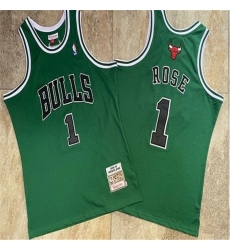 Bulls 1 Derrick Rose Green 2008 09 Hardwood Classics Jersey Bulls 1 Derrick Rose Green 2008 09 Hardwood Classics Jersey