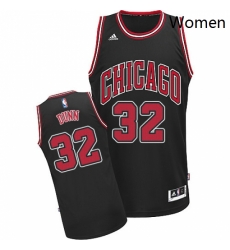 Womens Adidas Chicago Bulls 32 Kris Dunn Swingman Black Alternate NBA Jersey Womens Adidas Chicago Bulls 32 Kris Dunn Swingman Black Alternate NBA Jersey