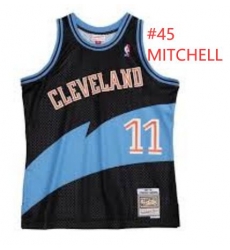 Cleveland Cavs #45 Mitchell Black Jersey Cleveland Cavs #45 Mitchell Black Jersey