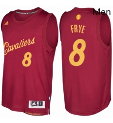 Mens Cleveland Cavaliers 8 Channing Frye 2016 2017 Christmas Day Burgundy NBA Swingman Jersey Mens Cleveland Cavaliers 8 Channing Frye 2016 2017 Christmas Day Burgundy NBA Swingman Jersey