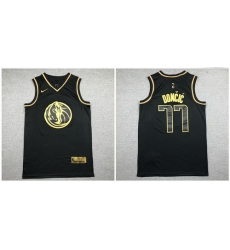 Mavericks 77 Luka Doncic Black Gold Nike Swingman Jersey Mavericks 77 Luka Doncic Black Gold Nike Swingman Jersey