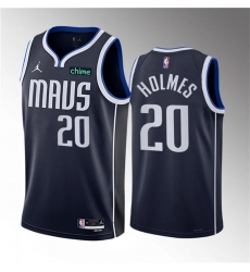Men Dallas Mavericks 20 Richaun Holmes Navy 2023 Draft Statement Edition Stitched Basketball Jersey Men Dallas Mavericks 20 Richaun Holmes Navy 2023 Draft Statement Edition Stitched Basketball Jersey