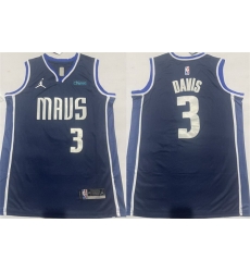 Men Dallas Mavericks 3 Anthony Davis Navy 2025 Statement Edition Stitched Basketball Jersey Men Dallas Mavericks 3 Anthony Davis Navy 2025 Statement Edition Stitched Basketball Jersey