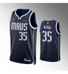 Men Dallas Mavericks 35 Christian Wood Navy Statement Edition Stitched Basketball Jersey Men Dallas Mavericks 35 Christian Wood Navy Statement Edition Stitched Basketball Jersey