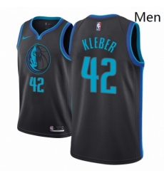 Men NBA 2018 19 Dallas Mavericks 42 Maxi Kleber City Edition Anthracite Jersey Men NBA 2018 19 Dallas Mavericks 42 Maxi Kleber City Edition Anthracite Jersey
