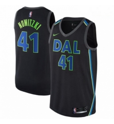 Mens Nike Dallas Mavericks 41 Dirk Nowitzki Authentic Black NBA Jersey City Edition Mens Nike Dallas Mavericks 41 Dirk Nowitzki Authentic Black NBA Jersey City Edition
