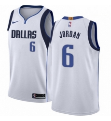 Mens Nike Dallas Mavericks 6 DeAndre Jordan Swingman White NBA Jersey Association Edition Mens Nike Dallas Mavericks 6 DeAndre Jordan Swingman White NBA Jersey Association Edition