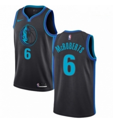 Mens Nike Dallas Mavericks 6 Josh McRoberts Swingman Charcoal NBA Jersey City Edition Mens Nike Dallas Mavericks 6 Josh McRoberts Swingman Charcoal NBA Jersey City Edition