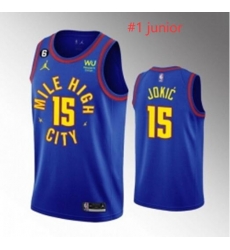 Men Blue Junior #1 Jersey Men Blue Junior #1 Jersey