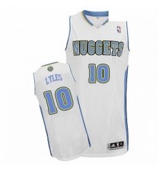 Mens Adidas Denver Nuggets 10 Trey Lyles Authentic White Home NBA Jersey Mens Adidas Denver Nuggets 10 Trey Lyles Authentic White Home NBA Jersey