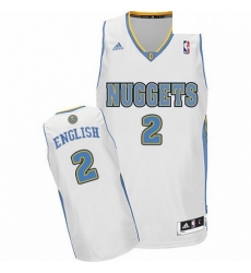 Mens Adidas Denver Nuggets 2 Alex English Swingman White Home NBA Jersey Mens Adidas Denver Nuggets 2 Alex English Swingman White Home NBA Jersey