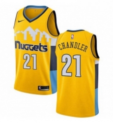 Youth Nike Denver Nuggets 21 Wilson Chandler Authentic Gold Alternate NBA Jersey Statement Edition Youth Nike Denver Nuggets 21 Wilson Chandler Authentic Gold Alternate NBA Jersey Statement Edition