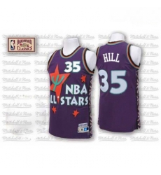 Mens Adidas Detroit Pistons 35 Grant Hill Authentic Purple 1995 All Star Throwback NBA Jersey Mens Adidas Detroit Pistons 35 Grant Hill Authentic Purple 1995 All Star Throwback NBA Jersey