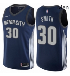 Mens Nike Detroit Pistons 30 Joe Smith Swingman Navy Blue NBA Jersey City Edition Mens Nike Detroit Pistons 30 Joe Smith Swingman Navy Blue NBA Jersey City Edition