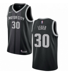 Mens Nike Detroit Pistons 30 Jon Leuer Swingman Black NBA Jersey City Edition Mens Nike Detroit Pistons 30 Jon Leuer Swingman Black NBA Jersey City Edition