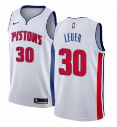 Mens Nike Detroit Pistons 30 Jon Leuer Swingman White Home NBA Jersey Association Edition Mens Nike Detroit Pistons 30 Jon Leuer Swingman White Home NBA Jersey Association Edition
