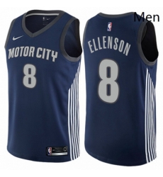 Mens Nike Detroit Pistons 8 Henry Ellenson Authentic Navy Blue NBA Jersey City Edition Mens Nike Detroit Pistons 8 Henry Ellenson Authentic Navy Blue NBA Jersey City Edition