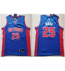 Pistons 25 Derrick Rose Blue Nike Swingman Jersey Pistons 25 Derrick Rose Blue Nike Swingman Jersey