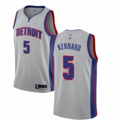 Womens Nike Detroit Pistons 5 Luke Kennard Swingman Silver NBA Jersey Statement Edition Womens Nike Detroit Pistons 5 Luke Kennard Swingman Silver NBA Jersey Statement Edition