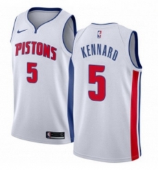 Youth Nike Detroit Pistons 5 Luke Kennard Authentic White Home NBA Jersey Association Edition Youth Nike Detroit Pistons 5 Luke Kennard Authentic White Home NBA Jersey Association Edition