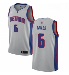 Youth Nike Detroit Pistons 6 Terry Mills Swingman Silver NBA Jersey Statement Edition Youth Nike Detroit Pistons 6 Terry Mills Swingman Silver NBA Jersey Statement Edition