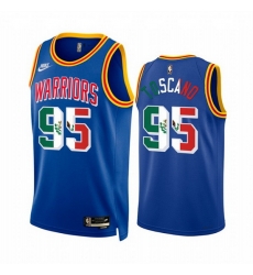 Men Golden State Warriors 95 Juan Toscano Anderson 2022 Royal Special Mexico Classic Edition Stitched Jersey Men Golden State Warriors 95 Juan Toscano Anderson 2022 Royal Special Mexico Classic Edition Stitched Jersey