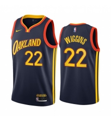 Men Nike Golden State Warriors 22 Andrew Wiggins Navy NBA Swingman 2020 21 City Edition Jersey Men Nike Golden State Warriors 22 Andrew Wiggins Navy NBA Swingman 2020 21 City Edition Jersey