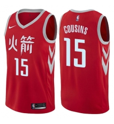 Men Nike Houston Rockets 15 DeMarcus Cousins Red NBA Swingman City Edition Jersey Men Nike Houston Rockets 15 DeMarcus Cousins Red NBA Swingman City Edition Jersey