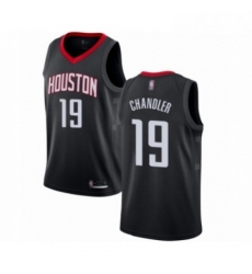 Mens Houston Rockets 19 Tyson Chandler Authentic Black Basketball Jersey Statement Edition Mens Houston Rockets 19 Tyson Chandler Authentic Black Basketball Jersey Statement Edition