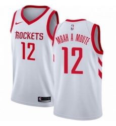 Mens Nike Houston Rockets 12 Luc Mbah a Moute Swingman White Home NBA Jersey Association Edition Mens Nike Houston Rockets 12 Luc Mbah a Moute Swingman White Home NBA Jersey Association Edition