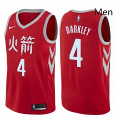 Mens Nike Houston Rockets 4 Charles Barkley Authentic Red NBA Jersey City Edition Mens Nike Houston Rockets 4 Charles Barkley Authentic Red NBA Jersey City Edition