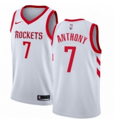 Mens Nike Houston Rockets 7 Carmelo Anthony Swingman White NBA Jersey Association Edition Mens Nike Houston Rockets 7 Carmelo Anthony Swingman White NBA Jersey Association Edition