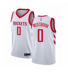 Youth Houston Rockets 0 Russell Westbrook Swingman White Basketball Jersey Association Edition Youth Houston Rockets 0 Russell Westbrook Swingman White Basketball Jersey Association Edition
