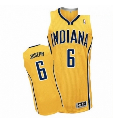Mens Adidas Indiana Pacers 6 Cory Joseph Authentic Gold Alternate NBA Jersey Mens Adidas Indiana Pacers 6 Cory Joseph Authentic Gold Alternate NBA Jersey