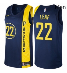 Mens Nike Indiana Pacers 22 T J Leaf Swingman Navy Blue NBA Jersey City Edition Mens Nike Indiana Pacers 22 T J Leaf Swingman Navy Blue NBA Jersey City Edition