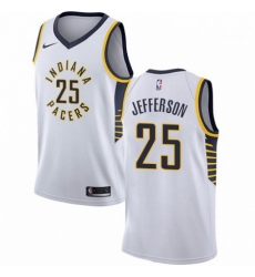 Mens Nike Indiana Pacers 25 Al Jefferson Swingman White NBA Jersey Association Edition Mens Nike Indiana Pacers 25 Al Jefferson Swingman White NBA Jersey Association Edition