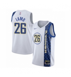 Pacers 26 Jeremy Lamb White Basketball Swingman City Edition 2019 20 Jersey Pacers 26 Jeremy Lamb White Basketball Swingman City Edition 2019 20 Jersey