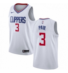 Youth Nike Los Angeles Clippers 3 Chris Paul Authentic White NBA Jersey Association Edition Youth Nike Los Angeles Clippers 3 Chris Paul Authentic White NBA Jersey Association Edition