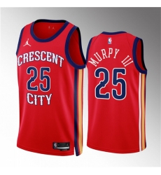 Men New Orleans Pelicans 25 Trey Murphy III Red 2022 23 Statement Edition Stitched Basketball Jersey Men New Orleans Pelicans 25 Trey Murphy III Red 2022 23 Statement Edition Stitched Basketball Jersey