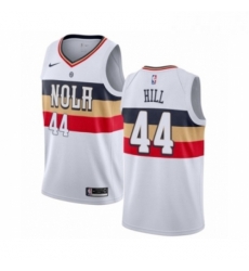 Mens Nike New Orleans Pelicans 44 Solomon Hill White Swingman Jersey Earned Edition Mens Nike New Orleans Pelicans 44 Solomon Hill White Swingman Jersey Earned Edition