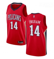 Pelicans #14 Brandon Ingram Red Basketball Swingman Statement Edition Jersey Pelicans #14 Brandon Ingram Red Basketball Swingman Statement Edition Jersey