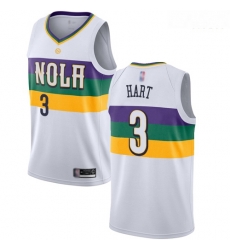 Pelicans #3 Josh Hart White Basketball Swingman City Edition 2018 19 Jersey Pelicans #3 Josh Hart White Basketball Swingman City Edition 2018 19 Jersey
