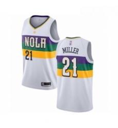 Womens New Orleans Pelicans 21 Darius Miller Swingman White Basketball Jersey City Edition Womens New Orleans Pelicans 21 Darius Miller Swingman White Basketball Jersey City Edition