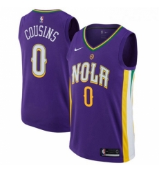 Womens Nike New Orleans Pelicans 0 DeMarcus Cousins Swingman Purple NBA Jersey City Edition Womens Nike New Orleans Pelicans 0 DeMarcus Cousins Swingman Purple NBA Jersey City Edition